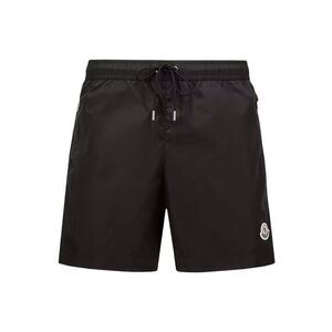 Moncler Men Swimwear With Logo Patch